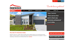 Desktop Screenshot of ingenioushomes.com.au